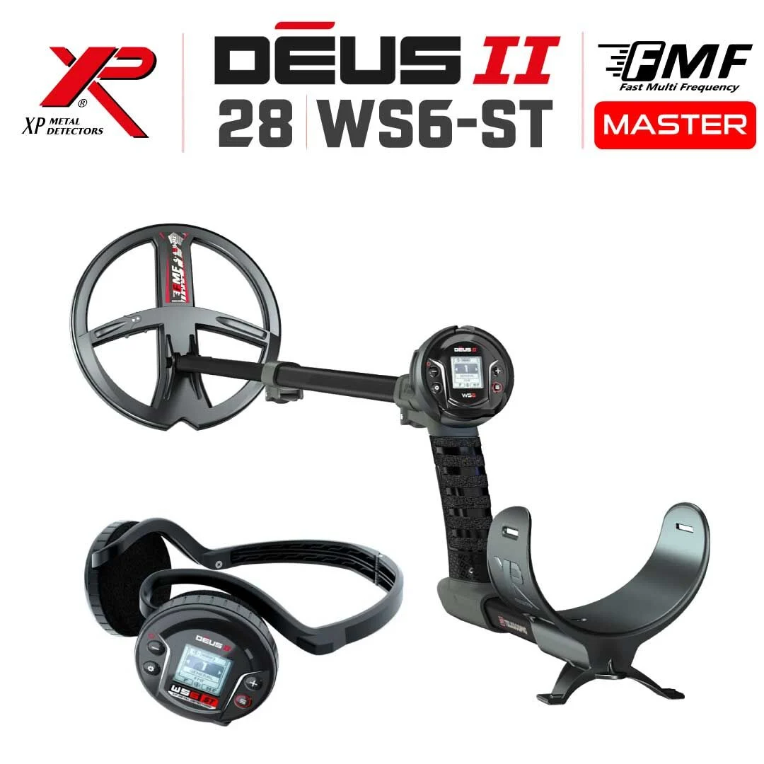 XP Deus 2 Dedektör - 28cm FMF Başlık, WS6 ST Master